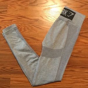 Gymshark High-Waisted Flex Leggings - Small, Gray